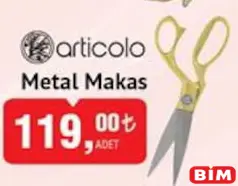 ARTİCOLO METAL MAKAS ARTİCOLO METAL MAKAS